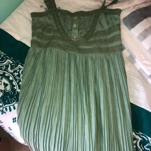 🌱Matilda Jane Army Green Button Dress🌱